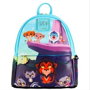 NWT Loungefly Mini Backpack - Disney's The Lion King Proud Rock in Pop! Style